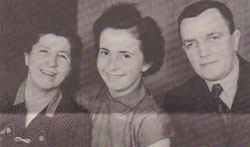 Fimengründer Kurt Kunis mit Ehefrau Else und Tochter Christa